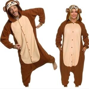 Adult Unisex Monkey one piece pajama cosplay costume size medium